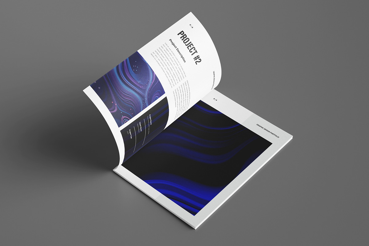 Colorful Portfolio Layout Template, a Brochure Template by Seeing-art (Photo 3 of 9)
