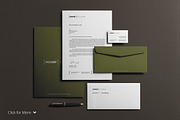 Corporate Stationery Mock-Up, a Print Template by Mockup Cloud (Thumbnail 2 of 4)