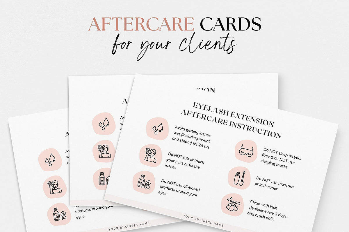 Professional Eyelash Extension Forms, a Design Template by SwitzerShop (Photo 4 of 10)