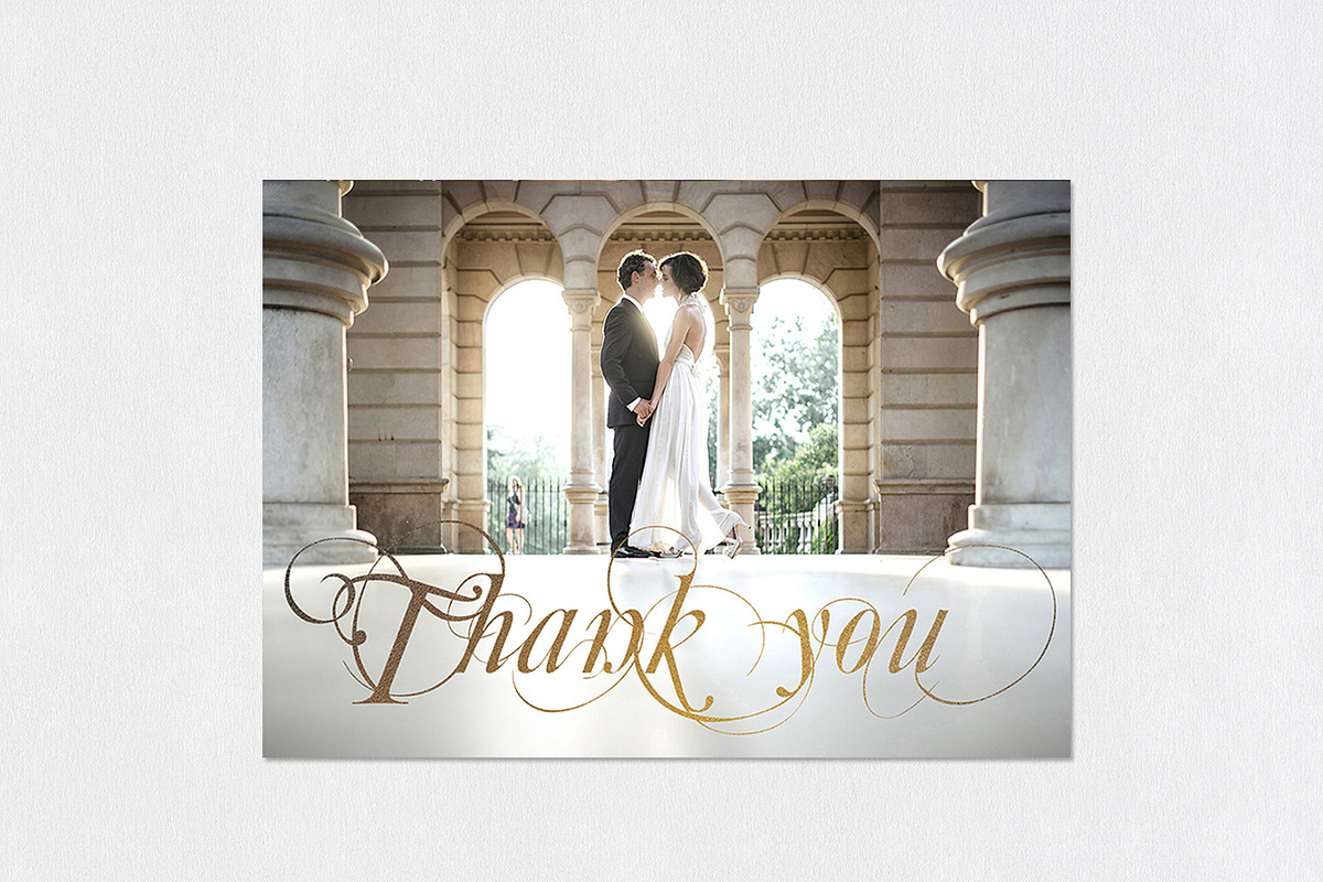 Wedding Thank You | Golden Days, an Invitation Template by Sleeklens (Photo 6 of 7)