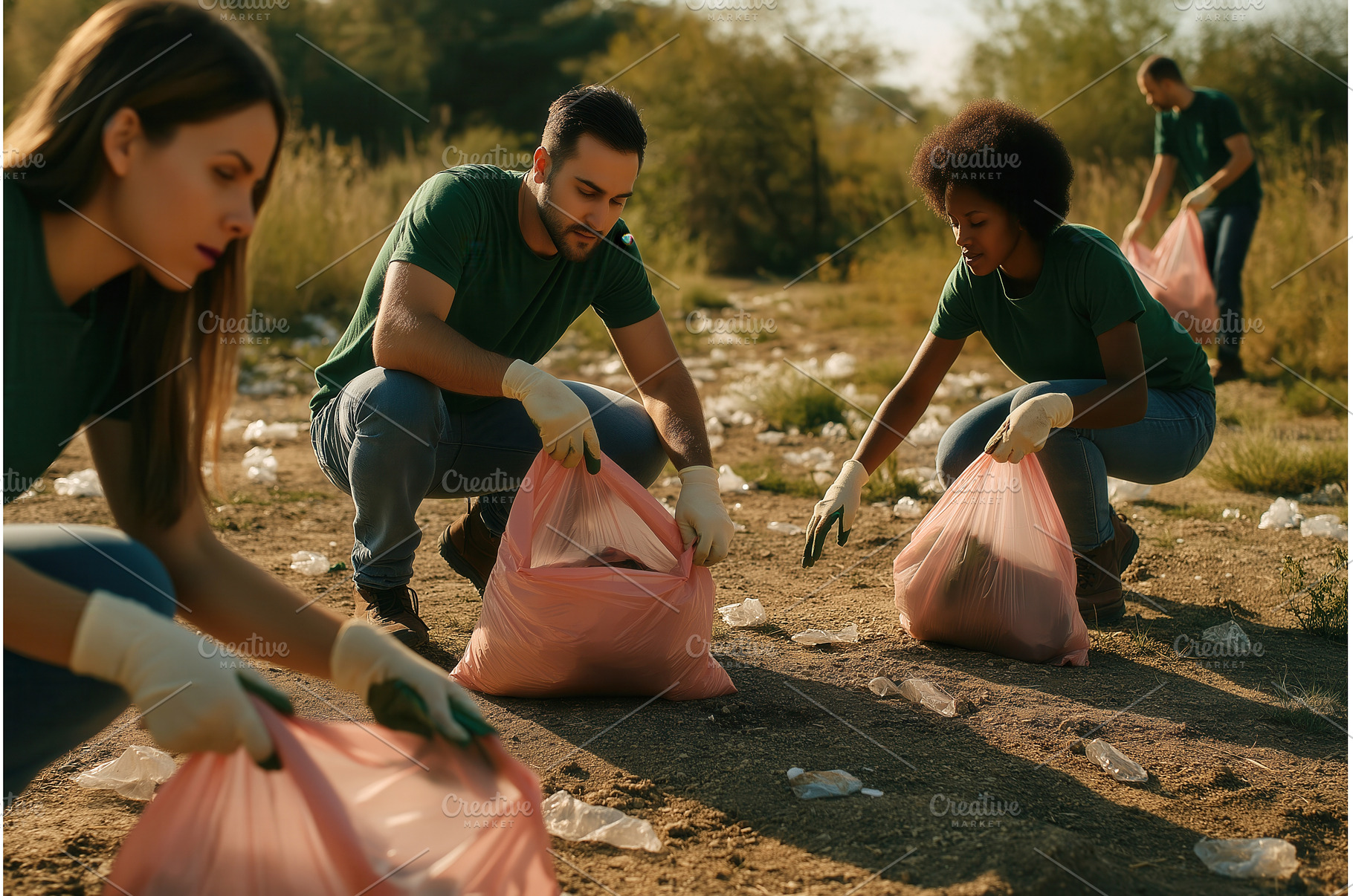 A diverse group of volunteers, a Nature Photo by Sergey Kotenev