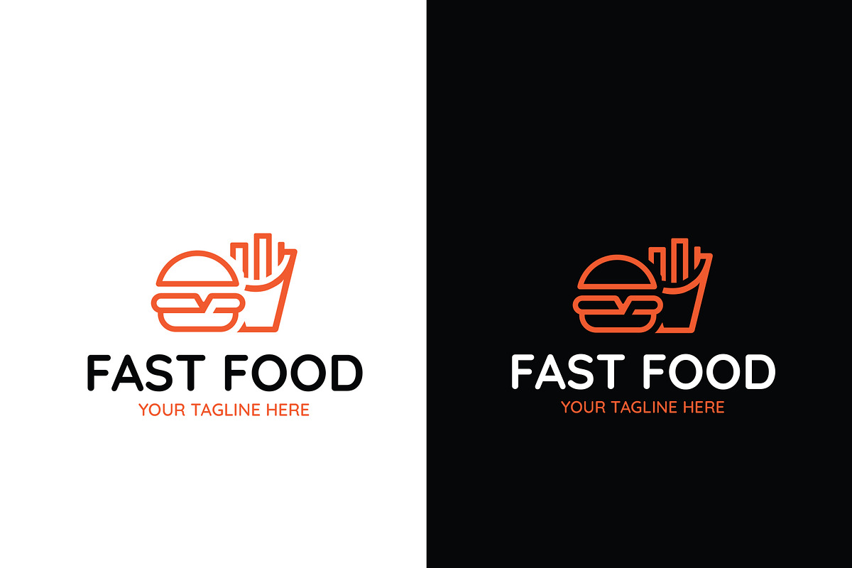 Fast Food Restaurant Logo Template, a Branding & Logo Template by HueNestify (Photo 3 of 3)