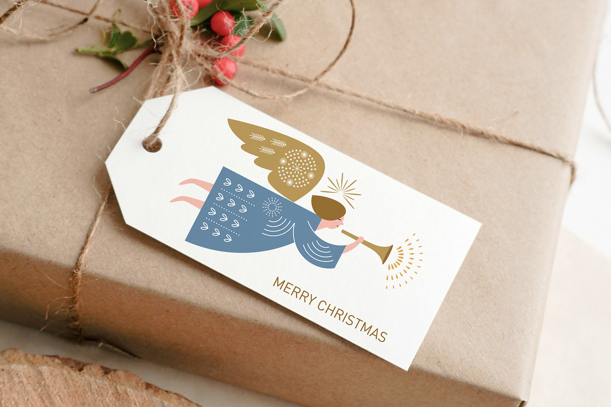 Christmas Angel, a Seasonal Illustration by lenlis (Photo 6 of 12)