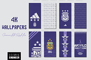 Argentina Theme Pack | Away Kit, an Icon by IconsEngineer (Thumbnail 7 of 11)