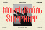 Thornebloods - Blackletter Font, a Blackletter Font by Aksapix Studio (Thumbnail 9 of 10)