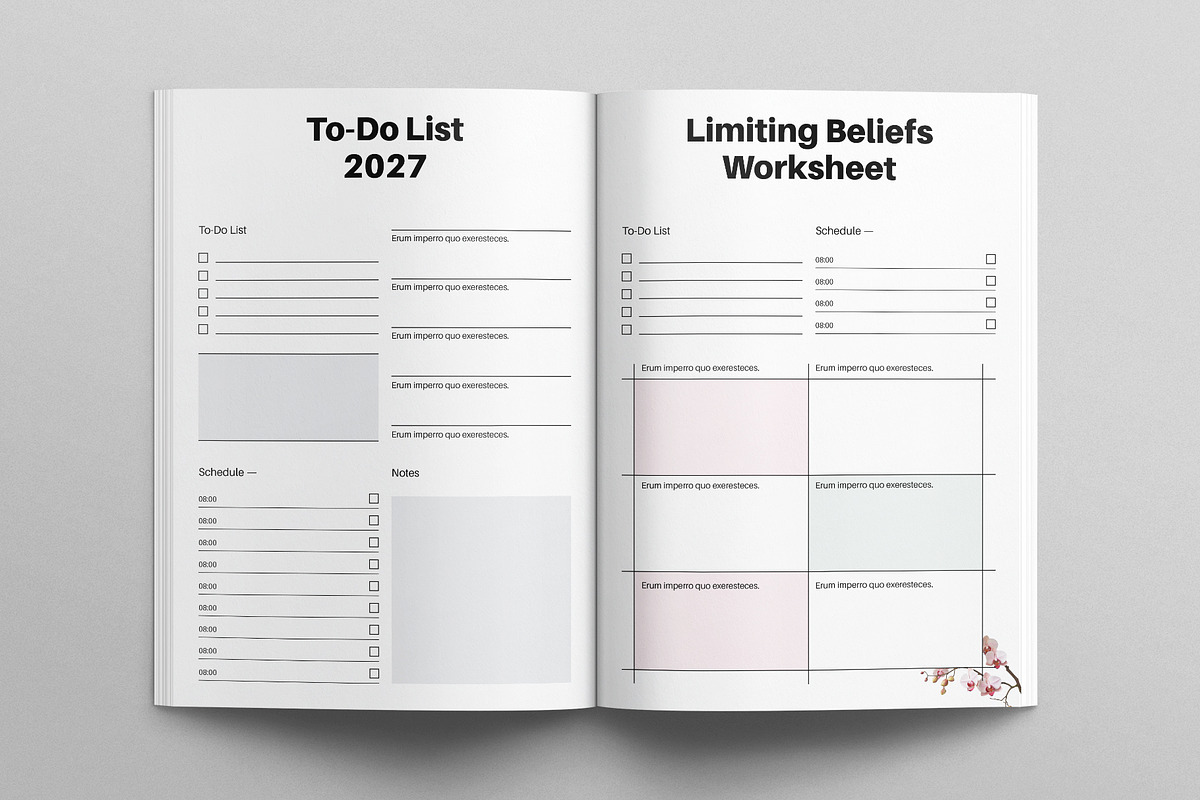 Planner Design Template, a Brochure Template by E-Type (Photo 4 of 7)
