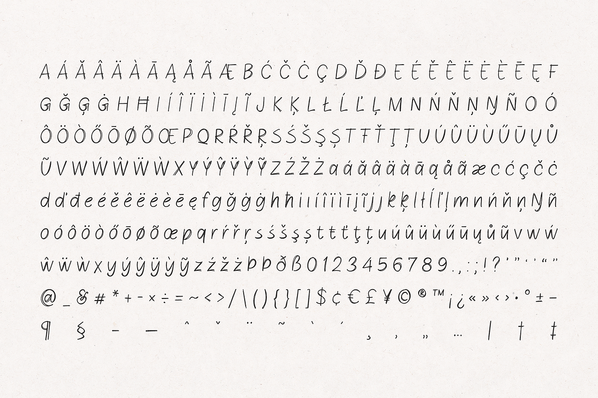 Simple Notes – Soft Handwritten Font, a Handwritten Font by VP Fonts (Photo 11 of 12)