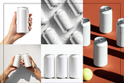 Soda Can Mockup Set, a Packaging Mockup by Mego-studio (Thumbnail 7 of 11)