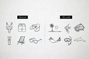 60 Summer Icons, Beach Icons Holiday, an Icon by Hatch Design Workshop (Thumbnail 4 of 10)