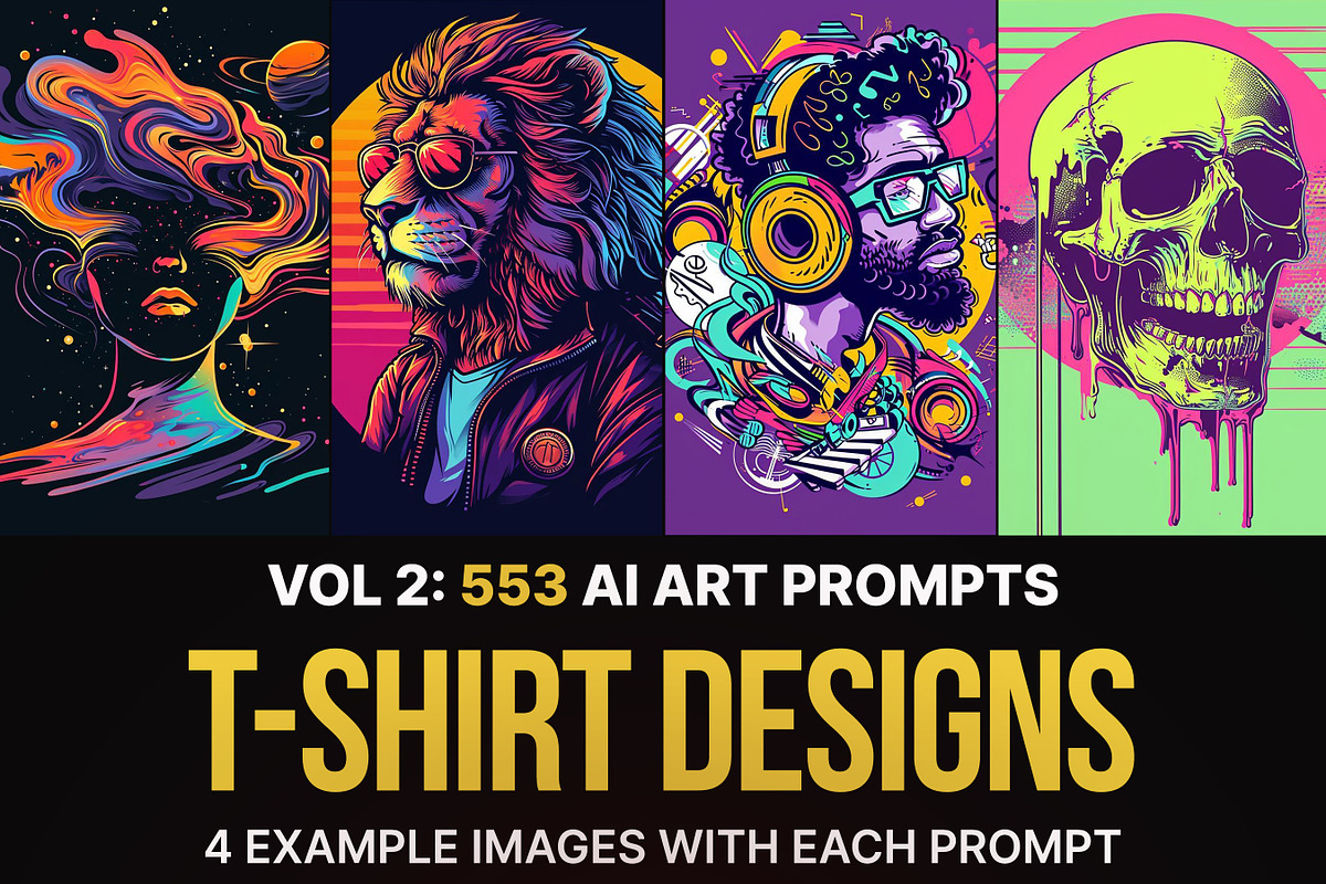 3192 Prompts For T-Shirt Designs, an Illustration by Sevenstyles (Photo 7 of 7)