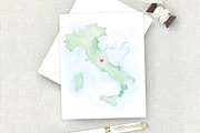 Watercolor Map of Italy, a Graphic by Beloved Paper (Thumbnail 5 of 6)