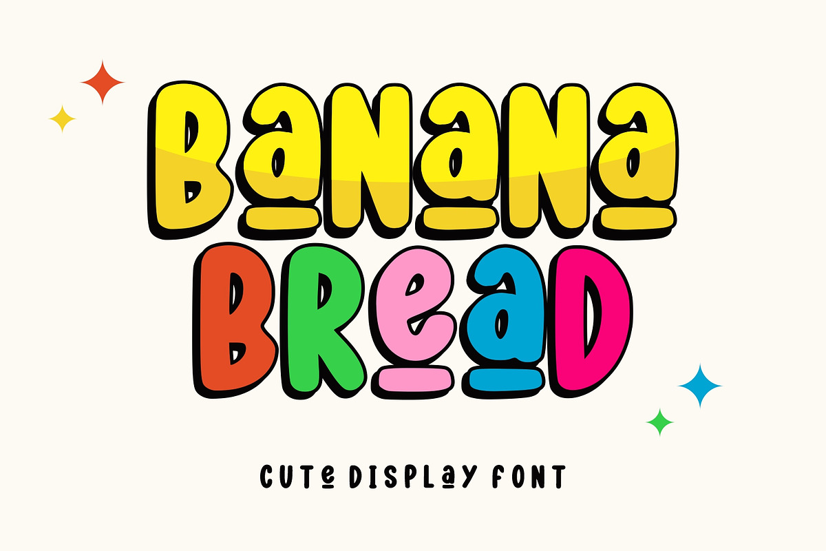 Banana Bread, a Font by Limited.studio (Photo 1 of 7)