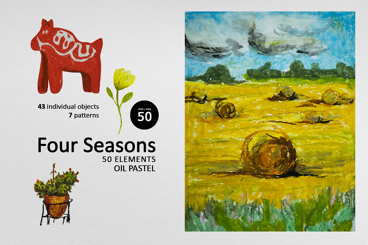 Four Seasons, a Seasonal Illustration by Design X0 (Photo 1 of 15)