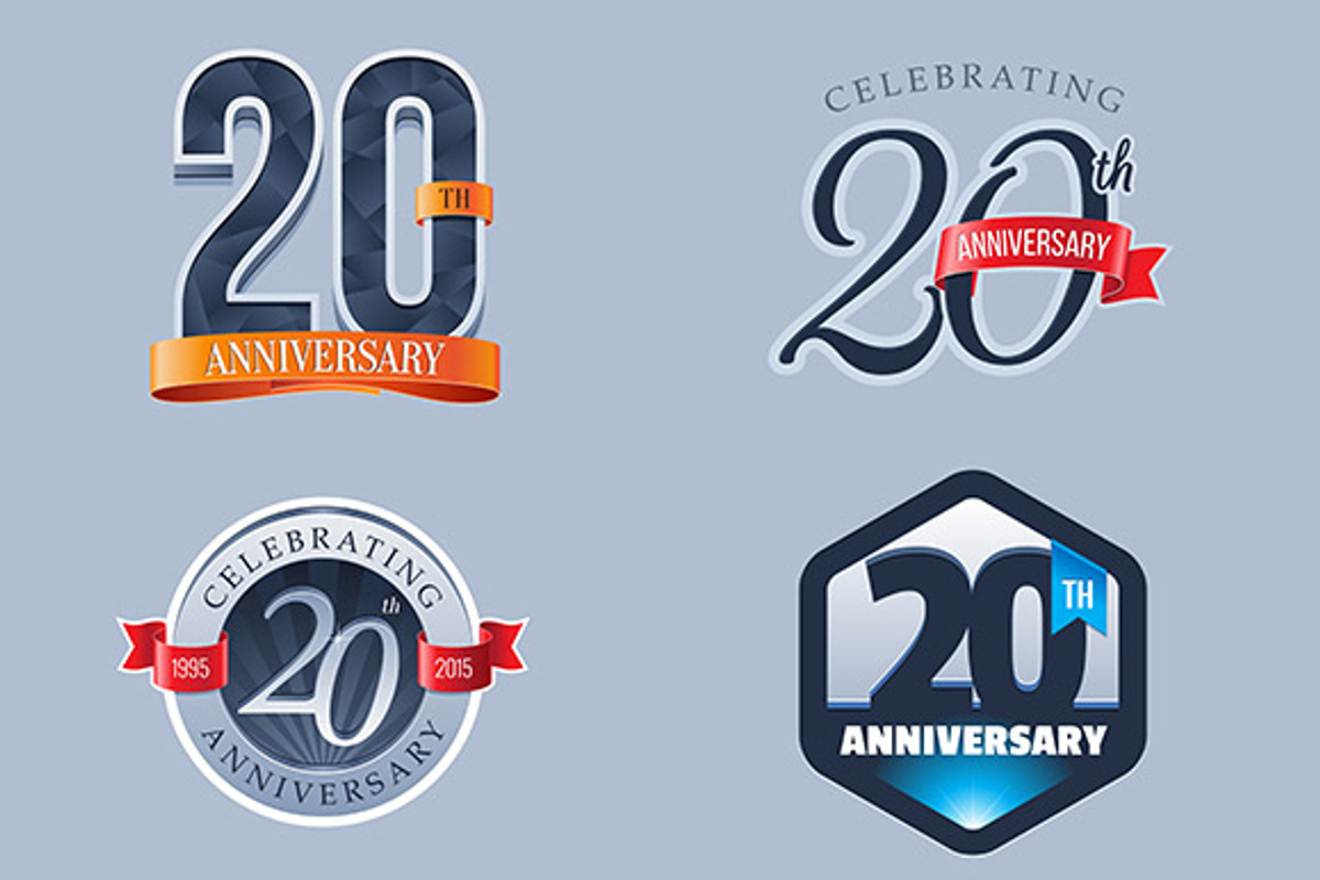 20th Anniversary Logo, an Illustration by Shurik76