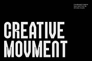 Pushkey – Condensed Sans Serif, a Sans Serif Font by Artiveko (Thumbnail 5 of 8)