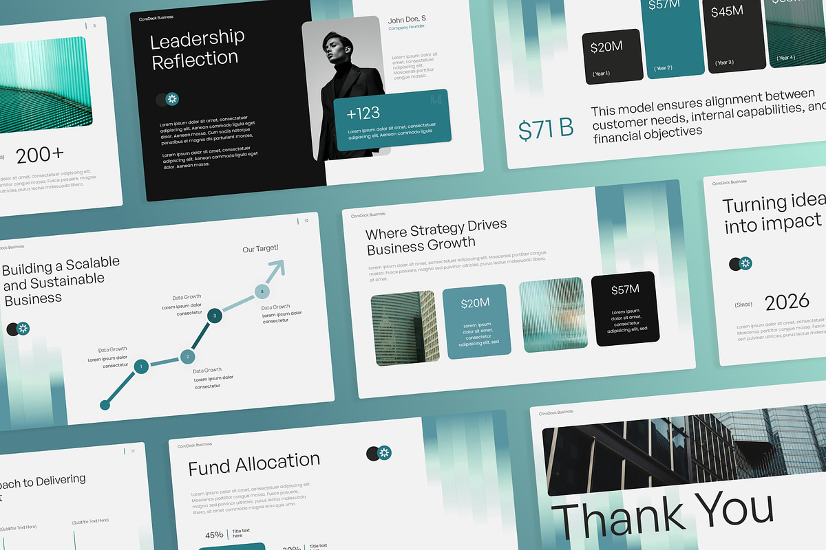 CoreDeck Business PPT Template, a Presentation Template by Premast (Photo 5 of 5)