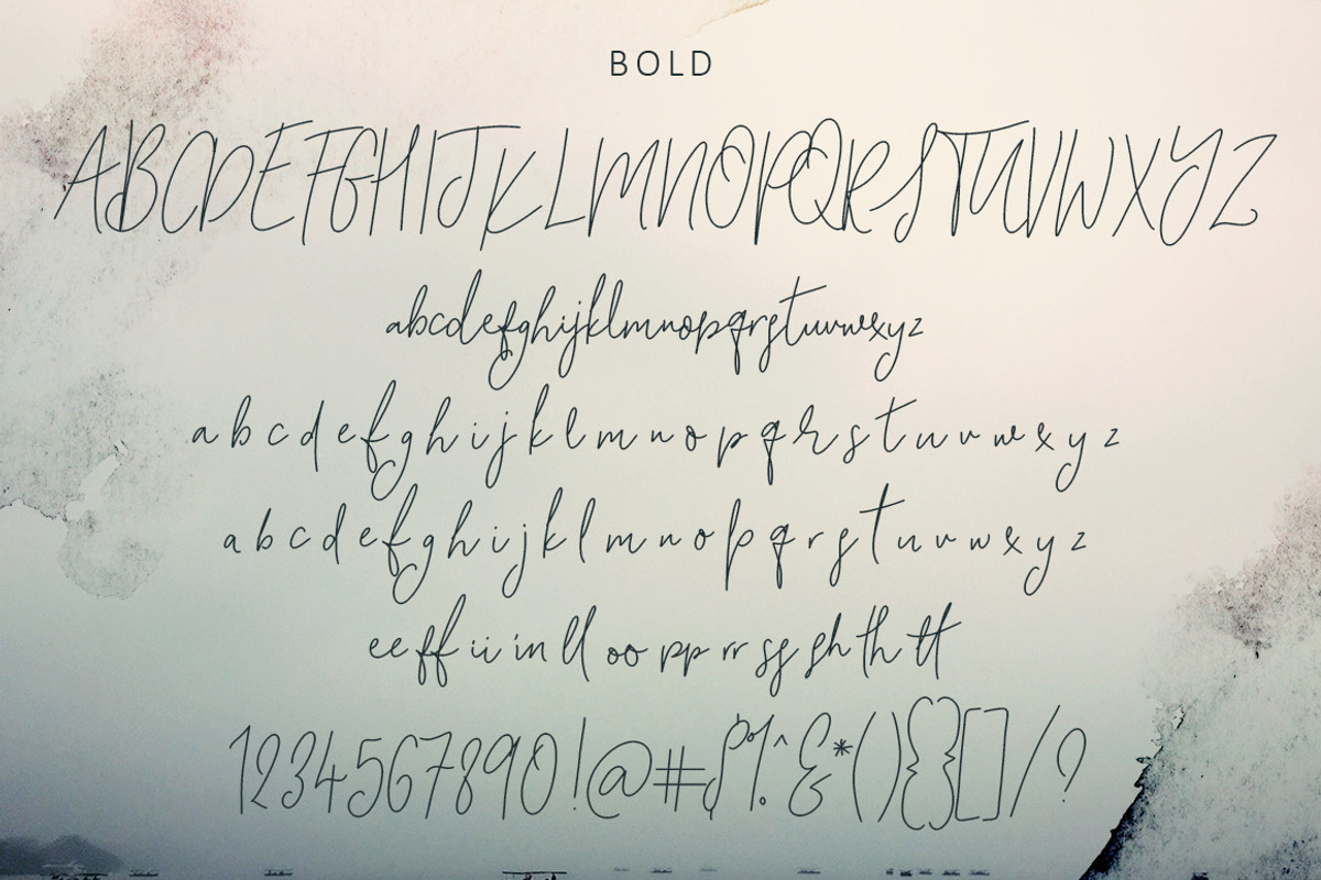 Song of the River Script Font preview 2