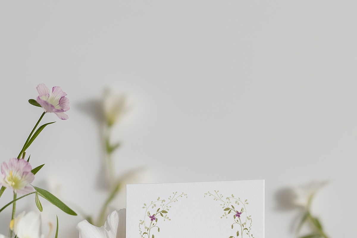 Watercolor Wildflower Garden, a Decorative Illustration by Altea Design Studio (Photo 9 of 18)
