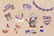 Patriotic Clipart Bundle, a Seasonal Illustration by Maggie Stilwell Design (Thumbnail 3 of 16)