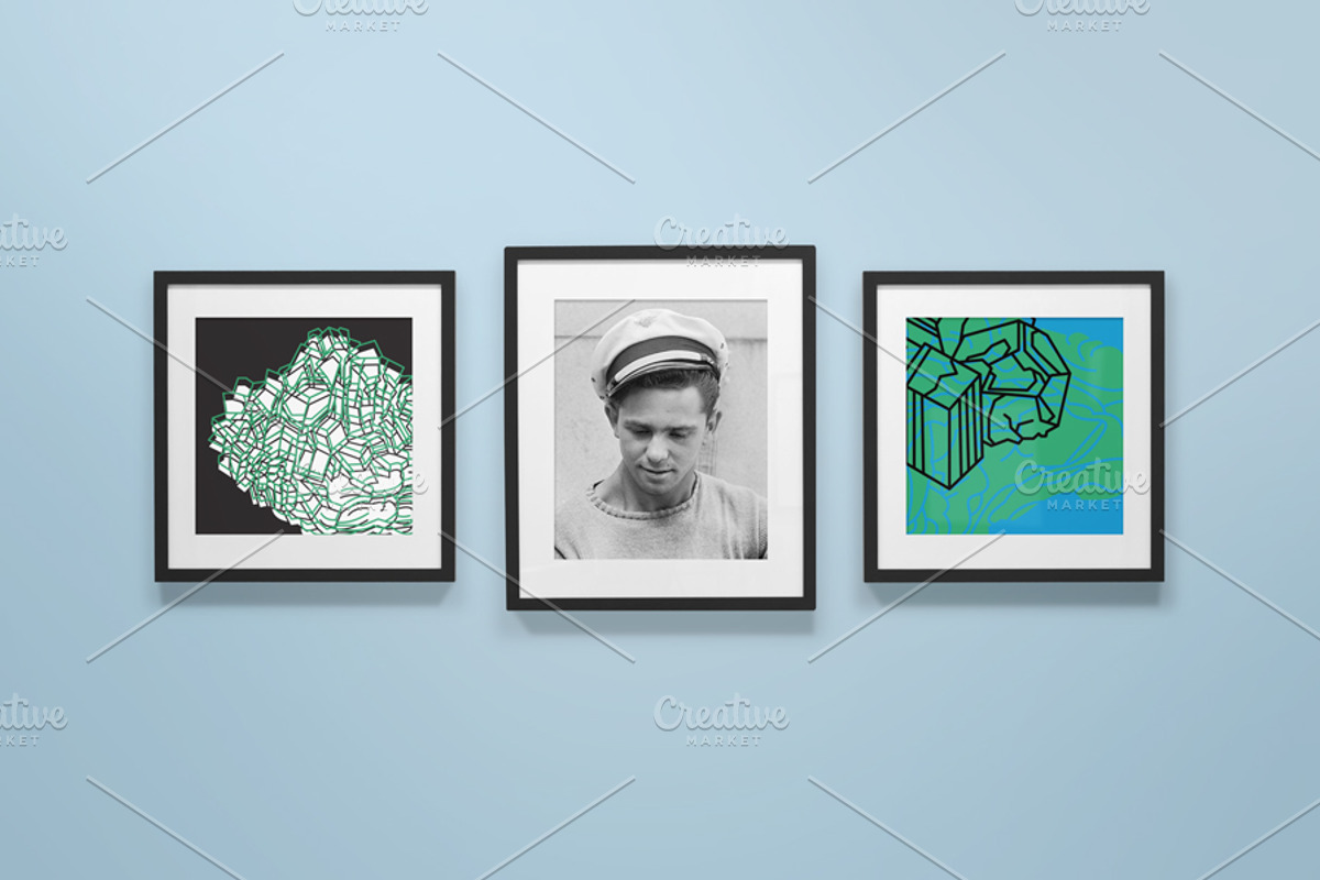 Frame Gallery Mockup - 02, a Print Template by Formelier (Photo 2 of 4)