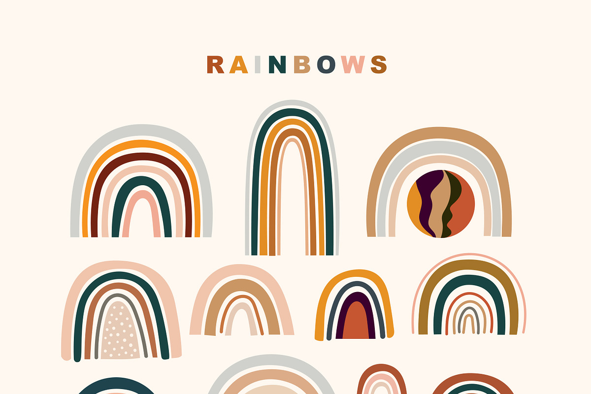 Rainbows and Abstract shapes, an Illustration by MoleskoStudio (Photo 5 of 8)