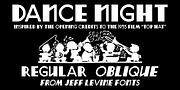Dance Night JNL, a Font by Jeff Levine Fonts (Thumbnail 1 of 5)