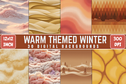 Warm Winter Digital Backgrounds, a Background Photo by Ink Gallery (Thumbnail 1 of 2)