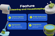Cleaning & Housekeeping 3D Icon Set, an Environmental 3D Model by orenjidesign (Thumbnail 2 of 8)