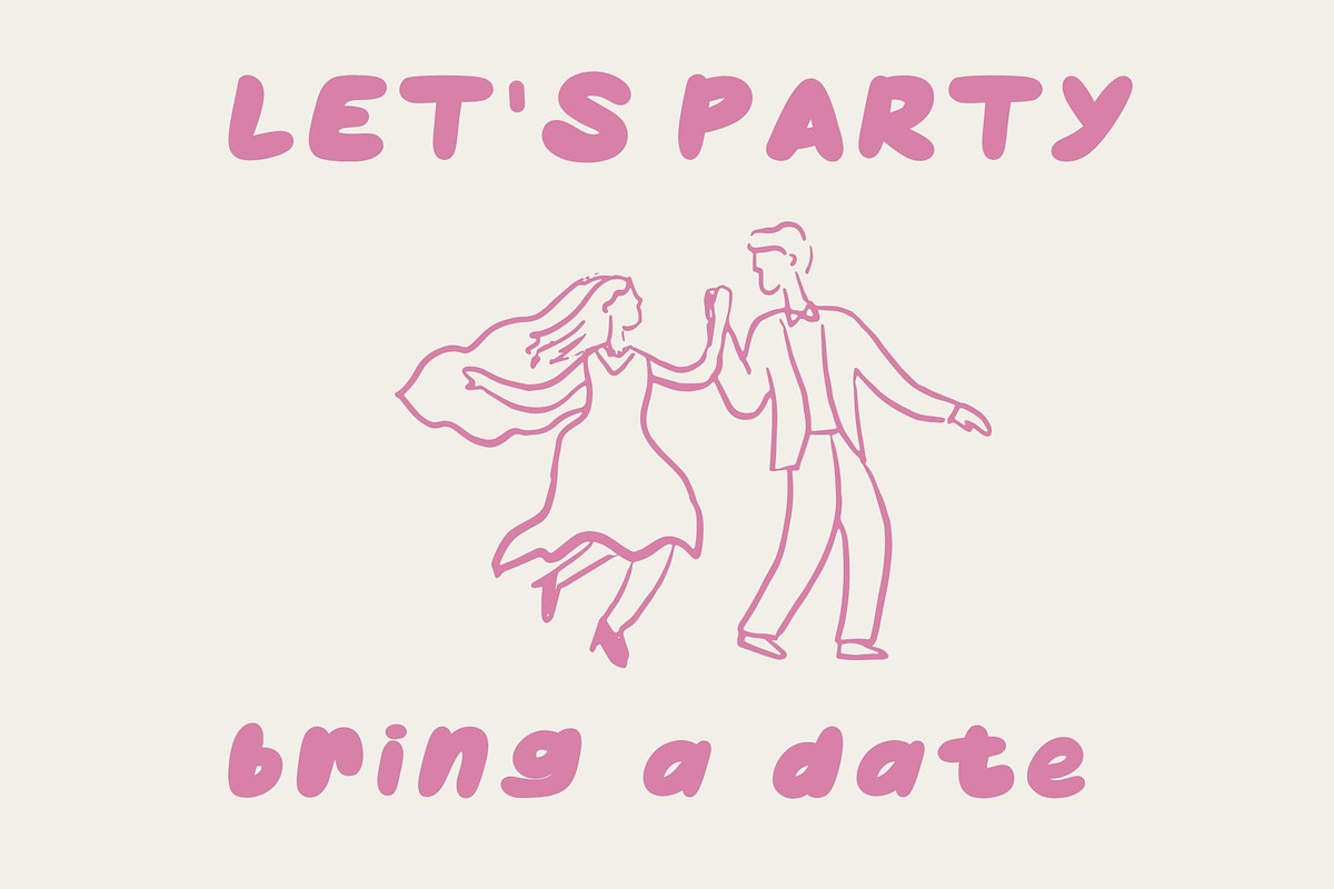 Party Balloon Bubble Font, a Handwritten Font by Eryn Rose Design (Photo 2 of 13)