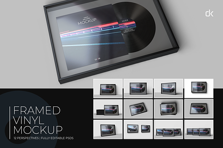 Framed Vinyl Mockup