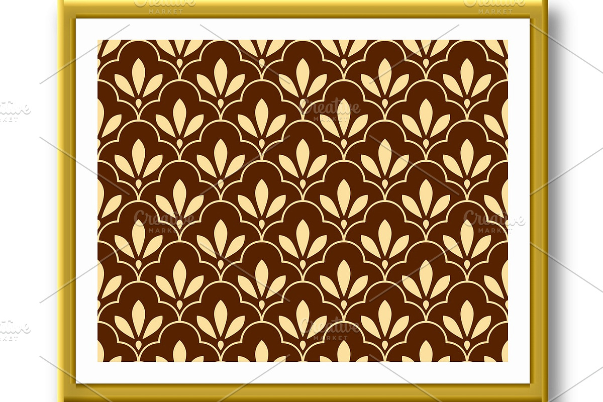 Flower geometric pattern., a Pattern Graphic by RODINA (Photo 2 of 3)