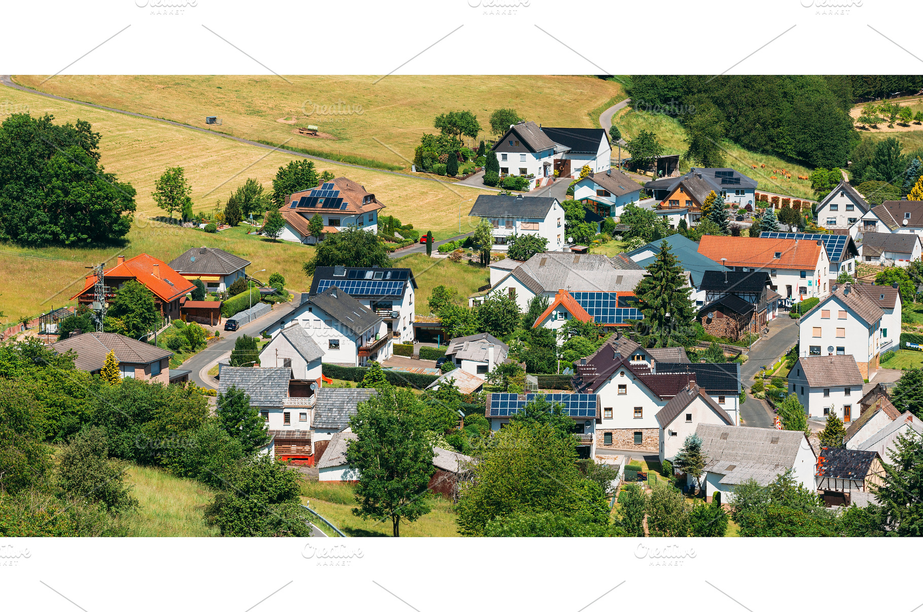 View Of Small Picturesque Village In, an Architecture Photo by Our Amazing World