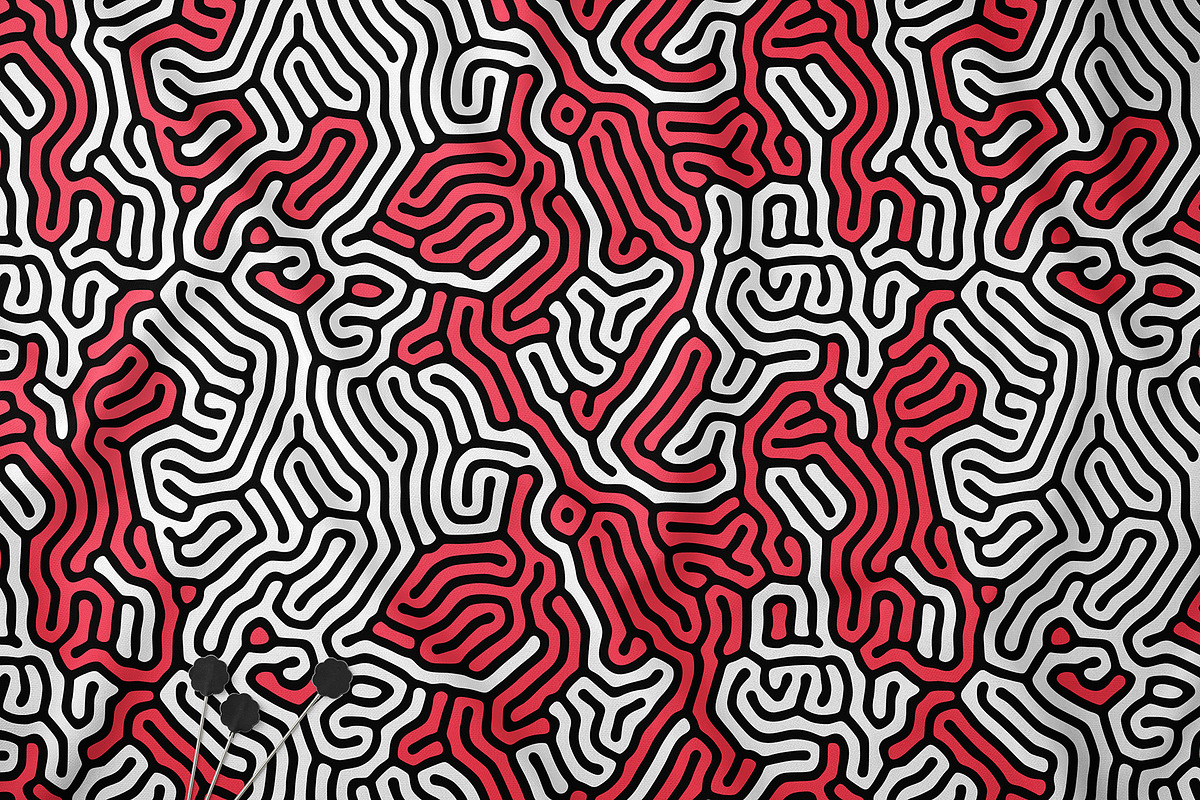 24 Organic Seamless Patterns Set, a Pattern Graphic by Krolja (Photo 5 of 5)