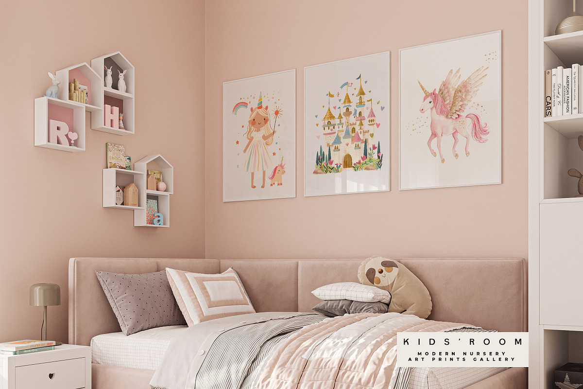 KIDS' ROOM Nursery Prints Gallery, a Background Graphic by Lana Elanor (Photo 4 of 11)