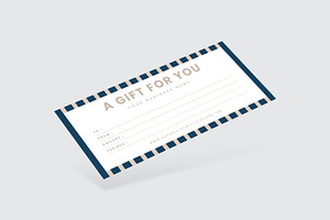 Modern Gift Certificate Template