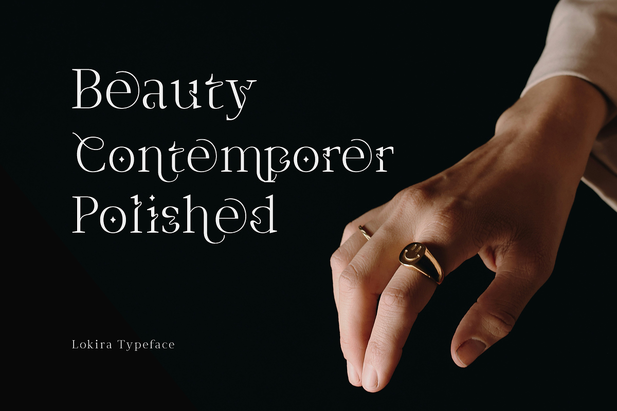 CF Lokira - modern Elegant Serif, a Serif Font by Indotype Foundry (Photo 6 of 10)