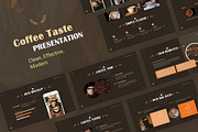 Coffee Taste Powerpoint, a Presentation Template by NecrolitSlide (Thumbnail 1 of 10)