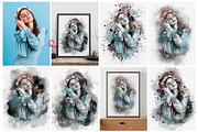 Mixed Art Watercolor Effect Template, an Action Add-On by MRI STUDIO (Thumbnail 2 of 24)