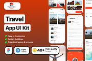 Trip Tourava  - Travel App UI Kit, an UI Kit Template by piyush608 (Thumbnail 1 of 7)