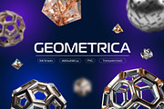 Geometrica: 3D Geometric Shapes, an Object Graphic by RDShop (Thumbnail 1 of 9)