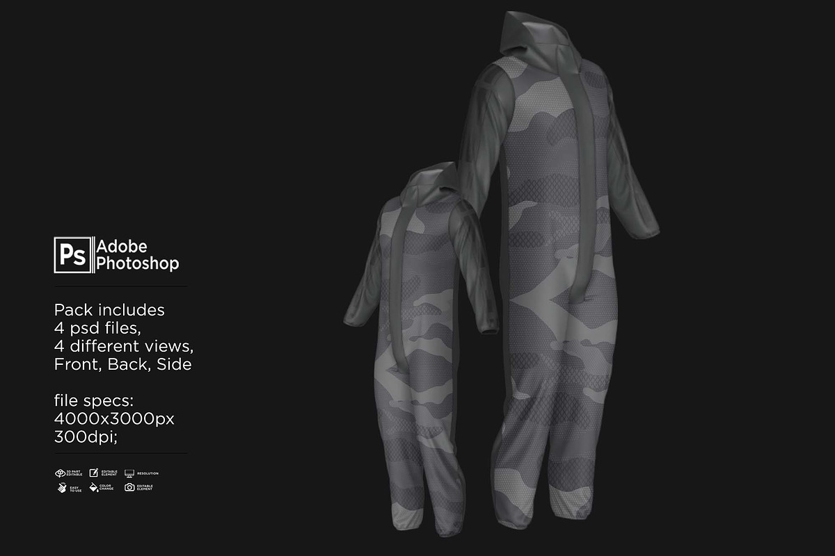 Hoodie Jumper Wearpack Mockup, a Hoody Mockup by Nanggroe Scripting (Photo 4 of 9)