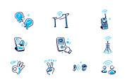 Communication Icon Doodle Vol 2, an Object Graphic by SLAB! Design (Thumbnail 2 of 3)