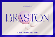 Braston - Elegant Serif Font, a Serif Font by Dora Typefoundry (Thumbnail 1 of 20)