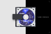 CD / Minidisc Tech Y2K Case Mockups, a Packaging Mockup by bangingjoints (Thumbnail 7 of 7)