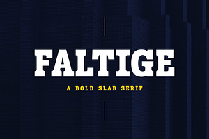 Faltige Slab Serif