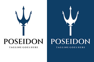 Simple vintage poseion trident spear, a Branding & Logo Template by LOGOCREATIVE