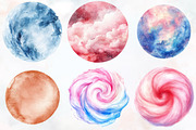 Soft Girly Round Shapes Clipart, an Illustration by RobertsArt (Thumbnail 4 of 7)