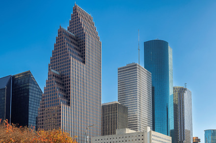 Skyscrapers in Houston downtown