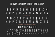 Heaven Obsidian a Perfect font Duo, a Serif Font by Blankids Studio (Thumbnail 9 of 13)