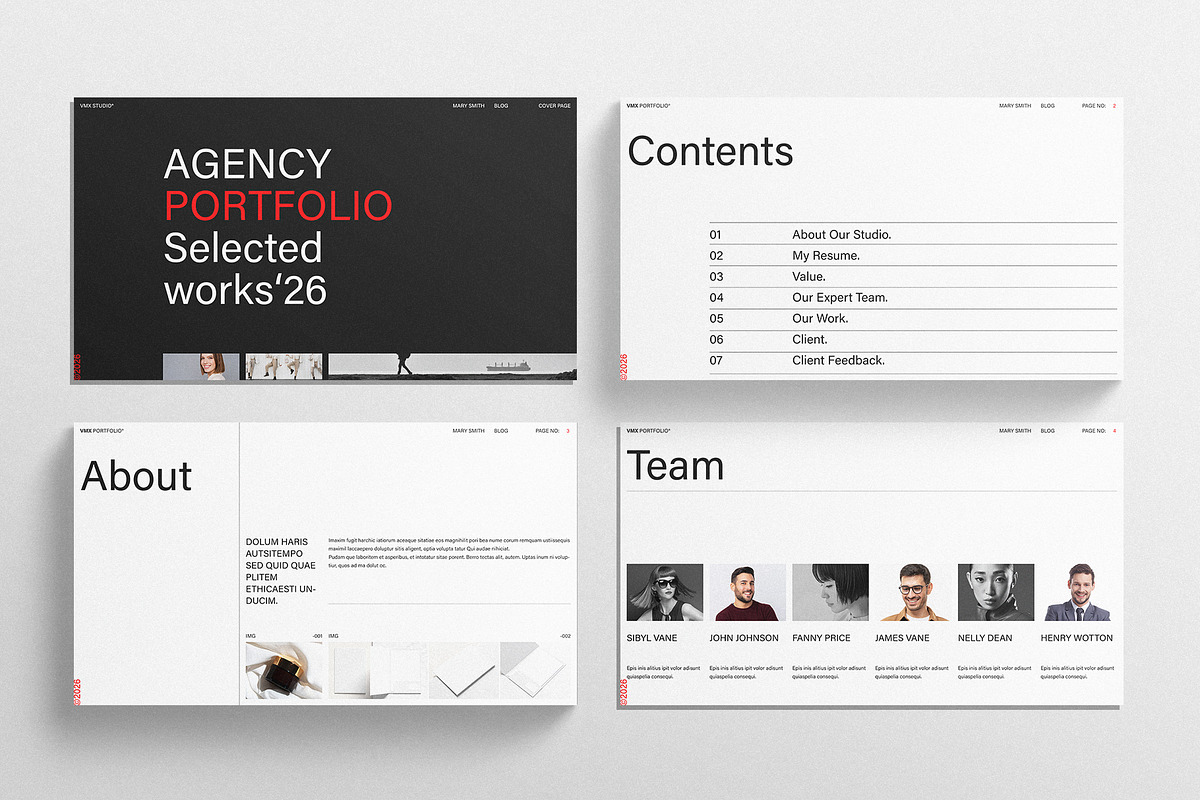 Agency Portfolio Presentation, a Presentation Template by E-Type (Photo 2 of 6)